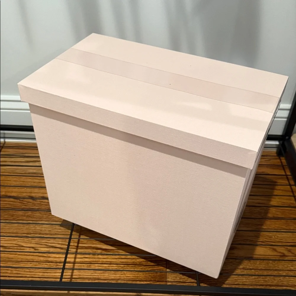 Threshold Pink Storage Filing Box with Lid